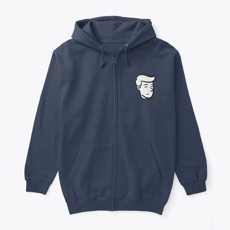 Classic Side Eye Guy Full Zip Hoodie 