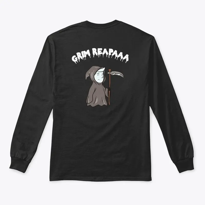 Side Eye Guy Grim Reapaa Long Sleeve Tee